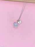 Silver Forget Me Not Charm Necklace, N5771S