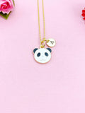 Panda Charm Gold Necklace, Cute Panda Charm, N4968