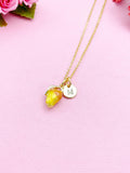 Mango Charm Gold Necklace, Mangoes Jewelry, N5164A