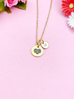 Aries Charm Necklace, Aries Ram, Silver or Gold Option, D479A