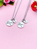 Pinky Promise Charm Silver Necklace, Best Friend Gift, N552A
