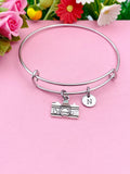 Camera Charm Silver Bracelet, Photographer Jewelry Gifts, BB46A