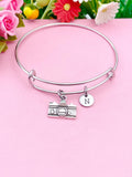 Camera Charm Silver Bracelet, Photographer Jewelry Gifts, BB46A