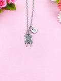 Torah Scroll Star of David Charm Necklace, Personalized Christmas Gift, N373B