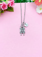 Torah Scroll Star of David Charm Necklace, Personalized Christmas Gift, N373B
