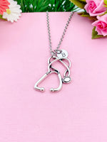 Stethoscope Charm Necklace, N2228