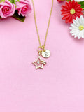Shooting Star Charm Necklace, Asteroid, Meteor, N4131