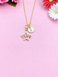 Shooting Star Charm Necklace, Asteroid, Meteor, N4131