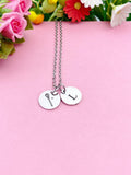 Silver Lacrosse Necklace Bracelet Keychain Optional Best Christmas Gifts, Personalized Customized Monogram Jewelry D231