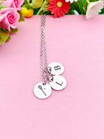 Silver Lacrosse Necklace Bracelet Keychain Optional Best Christmas Gifts, Personalized Customized Monogram Jewelry D220