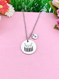 Snare Drum Charm Necklace, D491