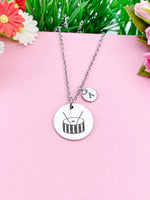 Snare Drum Charm Necklace, D491