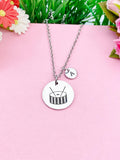Snare Drum Charm Necklace, D416A