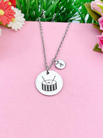 Snare Drum Charm Necklace, D491