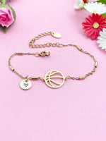 Basketball Charm Silver or Gold Bracelet, N5806A