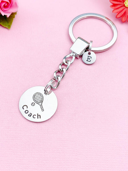 Tennis Coach Keychain, Gifts for Tennis Coach, D103