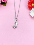 Mermaid Charm Silver Necklace, N3128