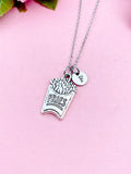 Fries Charm Silver Necklace Gift, N1516C