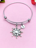 Sun Bracelet, Sun Charm, Sun Jewelry Gift, N4593