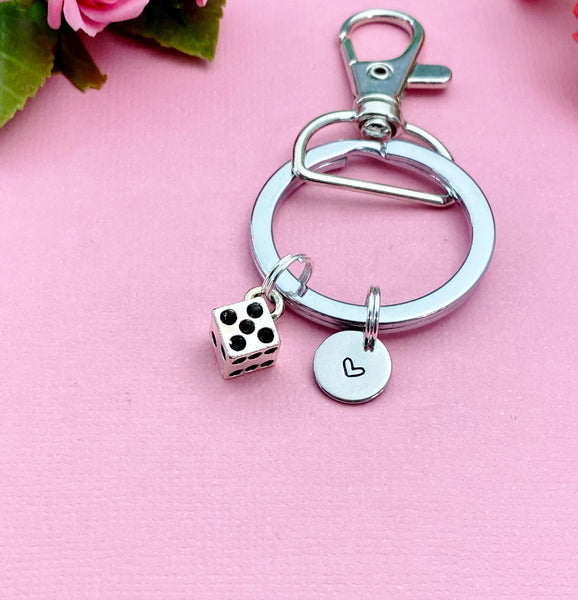 Dice Keychain God Luck Gifts, N763A