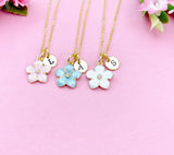 Flower Charm Gold Necklace, N1956M