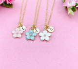 Flower Charm Gold Necklace, N1956M