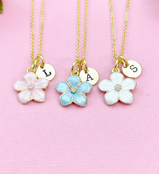 Flower Charm Gold Necklace, N1956M