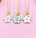Flower Charm Gold Necklace, N1956M