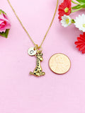 Giraffe Charm Gold Necklace, N427