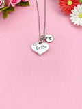 Bride Charm Silver Necklace, N6079A