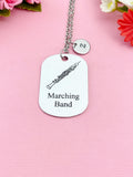 Oboe Charm Necklace or Keychain Gifts, D509