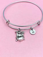 Drum Set Charm Bracelet, Music Instrument Charm, Music Gift, N4787A