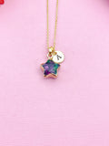 Ruby in Zoisite Necklace, Natural Gemstone Jewelry N4273
