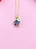 Ruby in Zoisite Necklace, Natural Gemstone Jewelry N4273