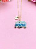 Bus Van Car Charm Necklace, N1715