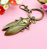 Cicada Charm Keychain, Insect, Bug, N1922