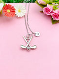 Golf Club Necklace, Golf Charm Necklace, Golf Club Gift, Grandpa Gift, Golfing Gift, Fathers Day Golf, N 1770