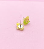 Corn Cob Silver Stud Earrings, Surgical Stainless Steel, N6065