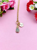 Pineapple Charm Gold Necklace Gift, N3234