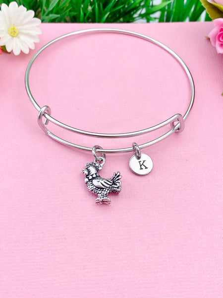 Chicken Rooster Charm Bracelet, N554D