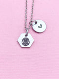 Leo Lion Charm Necklace, Silver Necklace, D520