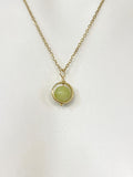 Peridot Spinner Gold Necklace, N6085A