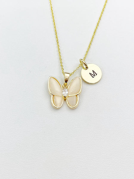 Gold Butterfly Necklace, N3334