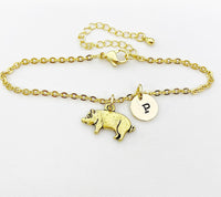 Pig Charm Bracelet, N1504A