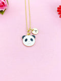 Panda Charm Gold Necklace, Cute Panda Charm, N4968