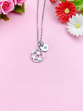 Soccer Charm Necklace, Silver or Gold, N5807