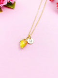 Mango Charm Gold Necklace, Mangoes Jewelry, N5164A