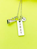 Magaphone Charm Necklace, Cheerleader Gifts, D526