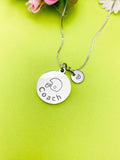 Football Coach Charm Silver Tarnish Resistant Necklace, D535