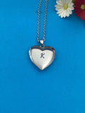 Heart Locket  Necklace, Stainless Steel Tarnish Resistant Necklace, D539